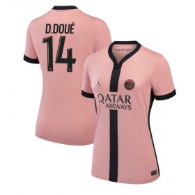 Paris Saint-Germain Desire Doue #14 Tredje Kläder Dam 2024-25 Kortärmad